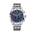 Breitling Classic AVI Chronograph 42 Tribute to Vought F4U Corsair Stainless steel - Blue — Ref. A233801A1C1A1