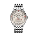 Breitling Navitimer GMT 41 Automatic Stainless Steel / Silver / Bracelet — Ref. A32310211G1A1