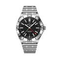 Breitling Chronomat 40 GMT Stainless Steel / Black / Rouleaux — Ref. A32398101B1A1