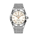 Breitling Chronomat 32 Stainless Steel / White - Diamond / Rouleaux — Ref. A77310101A3A1