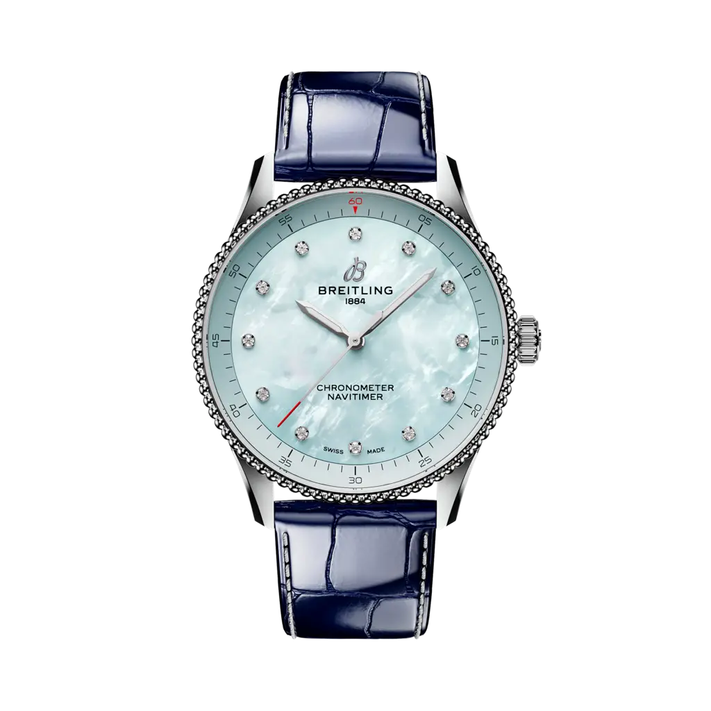Breitling Navitimer 32 Stainless steel - Blue mother-of-pearl — Ref. A77320171C1P1