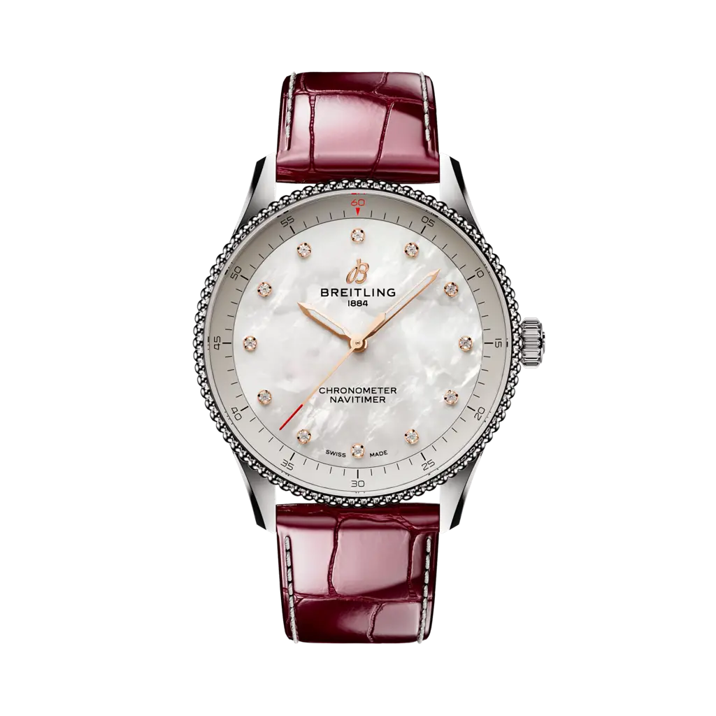 Breitling Navitimer 32 Stainless steel - Mother-of-pearl — Ref. A77320E61A2P2