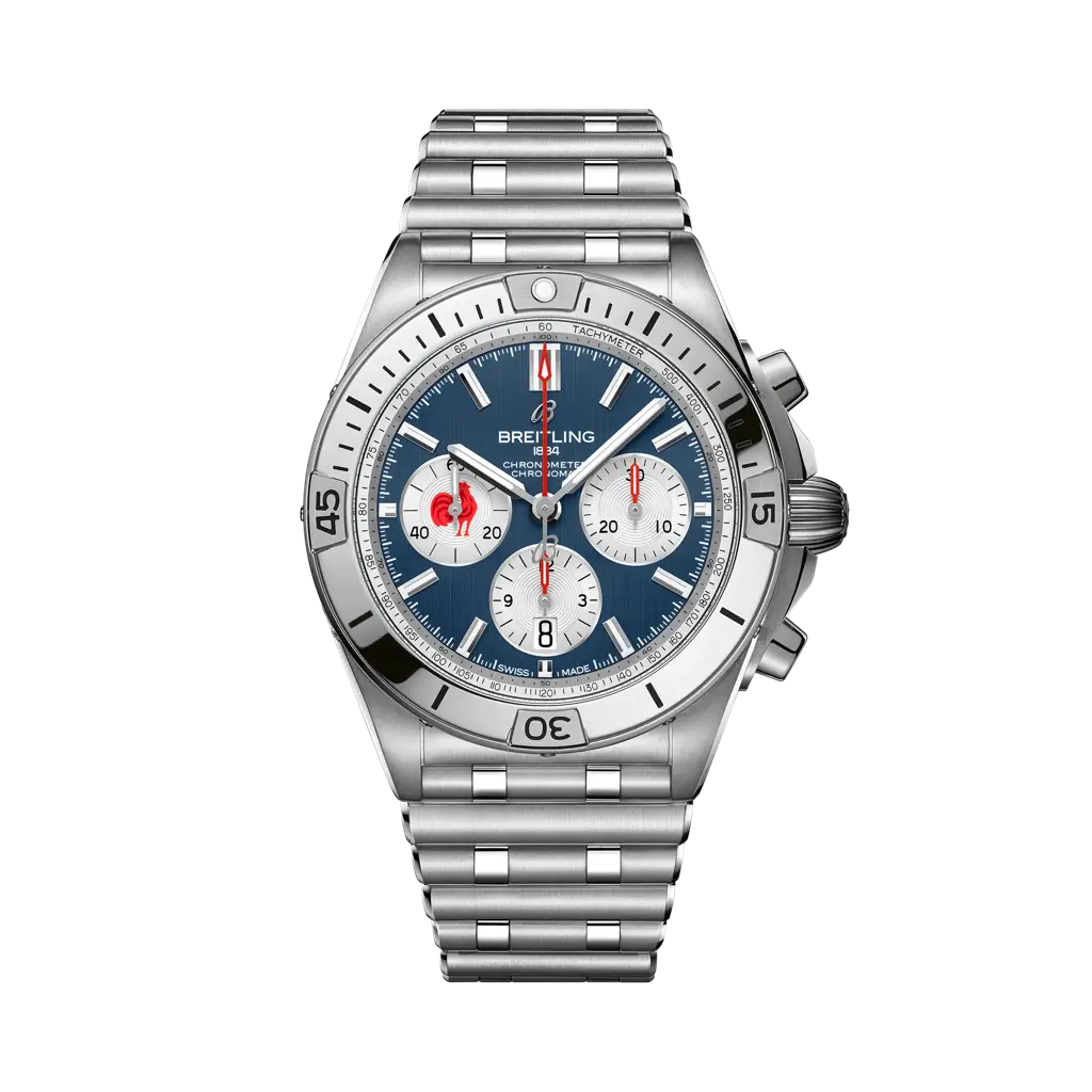 Breitling Chronomat B01 42 Six Nations / France — Ref. AB0134A81C1A1