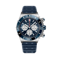 Breitling Super Chronomat B01 44 Stainless Steel / Blue / Rubber — Ref. AB0136161C1S1