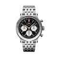 Breitling Navitimer B01 Chronograph 43 Stainless Steel / Black / Bracelet — Ref. AB0138211B1A1