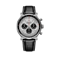 Breitling Navitimer B01 Chronograph 43 Stainless Steel / Silver / Alligator - Folding — Ref. AB0138241G1P1