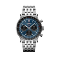 Breitling Navitimer B01 Chronograph 41 Stainless Steel / Blue / Bracelet — Ref. AB0139241C1A1