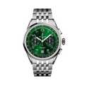 Breitling Premier B01 Chronograph 42 Stainless Steel / Green / Bracelet — Ref. AB0145371L1A1