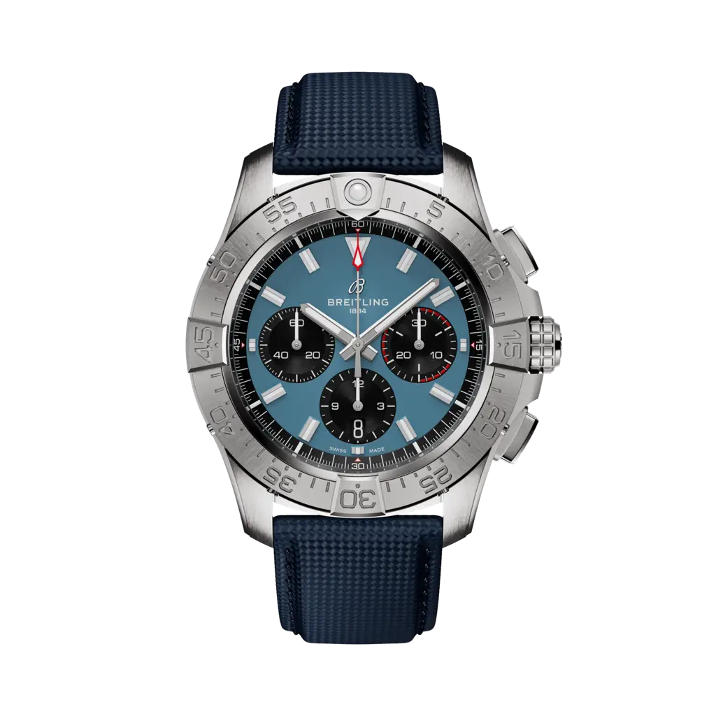 Breitling Avenger B01 Chronograph 44 Stainless steel - Blue — Ref. AB0147101C1X1