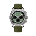 Breitling Avenger B01 Chronograph 44 Stainless steel - Green — Ref. AB0147101L1X1
