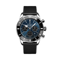 Breitling Superocean Heritage II B01 Chronograph 44 Stainless Steel / Blue / Rubber / Folding — Ref. AB0162121C1S1