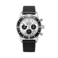 Breitling Superocean Heritage II B01 Chronograph 44 Stainless Steel / Silver / Rubber / Folding — Ref. AB0162121G1S1