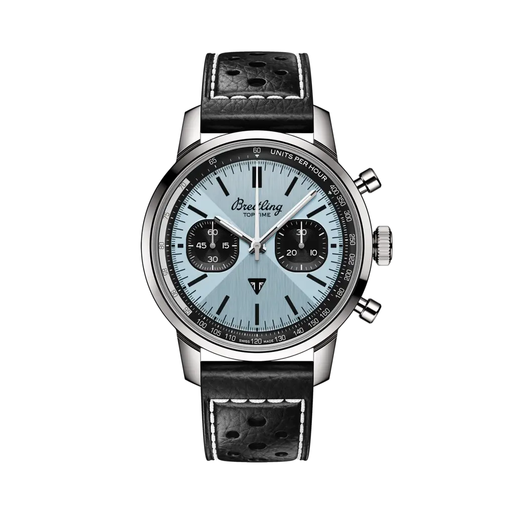 Breitling Top Time B01 Triumph Stainless steel - Ice blue — Ref. AB01764A1C1X1