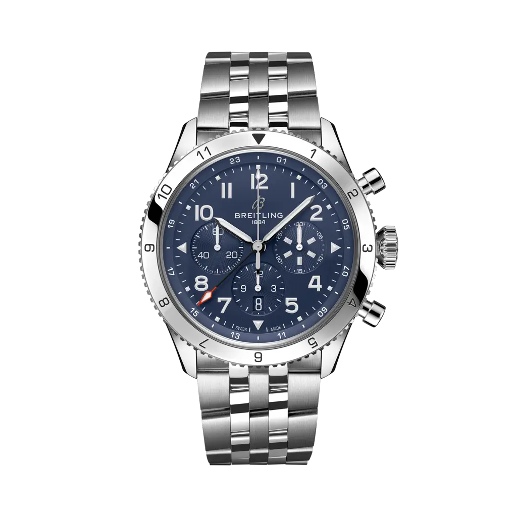 Breitling Super AVI B04 Chronograph GMT 46 Corsair / Bracelet — Ref. AB04451A1C1A1