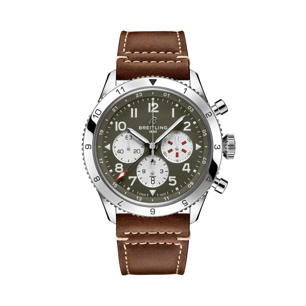 Breitling Super AVI B04 Chronograph GMT 46 Curtiss Warhawk — Ref. AB04452A1L1X1