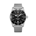 Breitling Superocean Heritage II 42 Stainless Steel / Black / Black / Bracelet — Ref. AB2010121B1A1