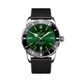 Breitling Superocean Heritage II 46 Stainless Steel / Green / Rubber — Ref. AB2020121L1S1
