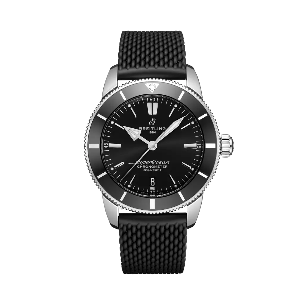 Breitling Superocean Heritage II B20 Automatic 44 Stainless Steel / Black / Rubber / Folding — Ref. AB2030121B1S1