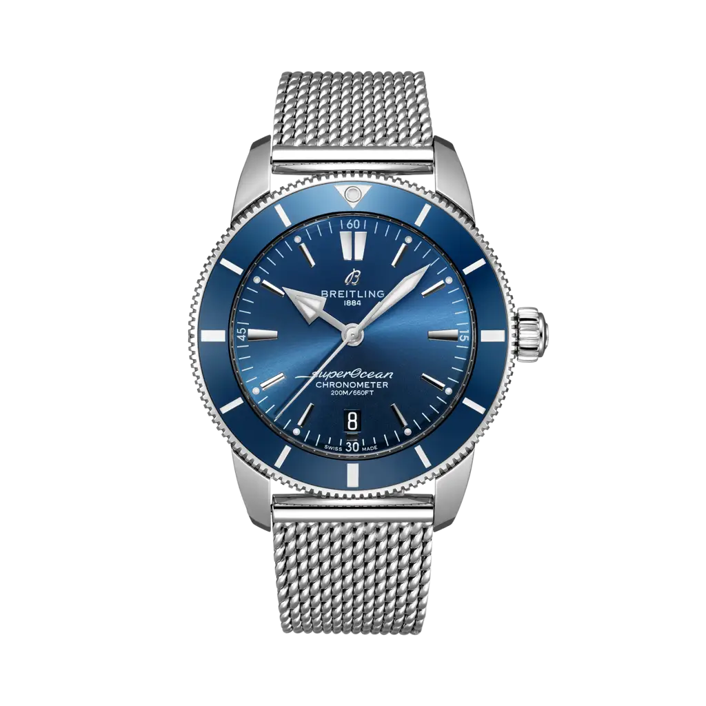 Breitling Superocean Heritage II B20 Automatic 44 Stainless Steel / Blue / Bracelet — Ref. AB2030161C1A1
