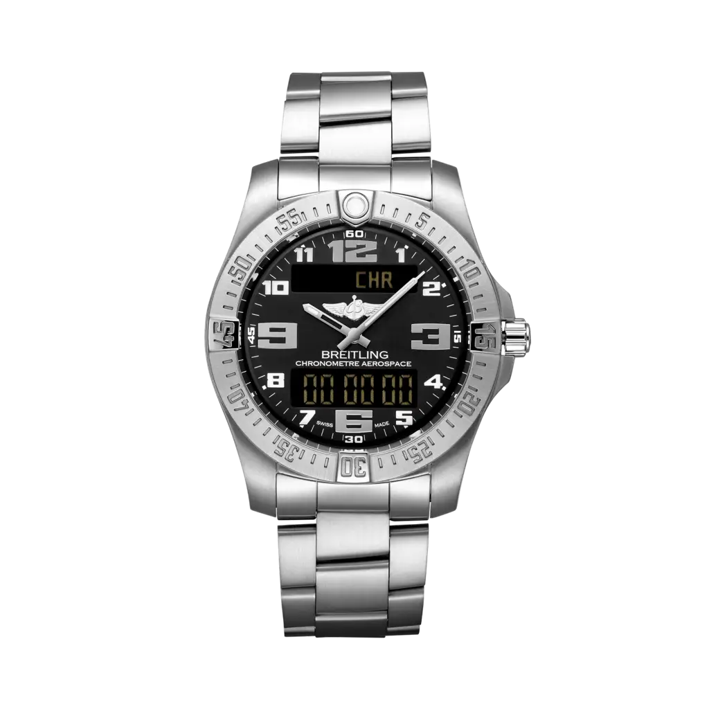 Breitling Aerospace Evo Titanium / Black / Bracelet (Discontinued) — Ref. E79363101B1E1