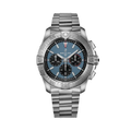 Breitling Super Avenger B01 Chronograph 46 Titanium / Blue / Bracelet — Ref. EB0148101C1E1