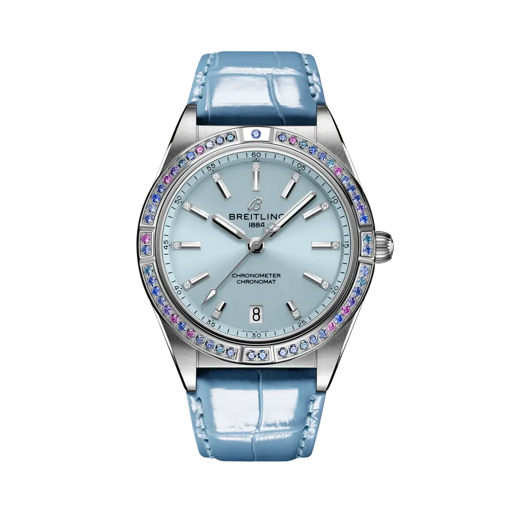 Breitling Chronomat Automatic 36 South Sea Stainless steel & 18k white gold - Ice blue — Ref. G10380611C1P1