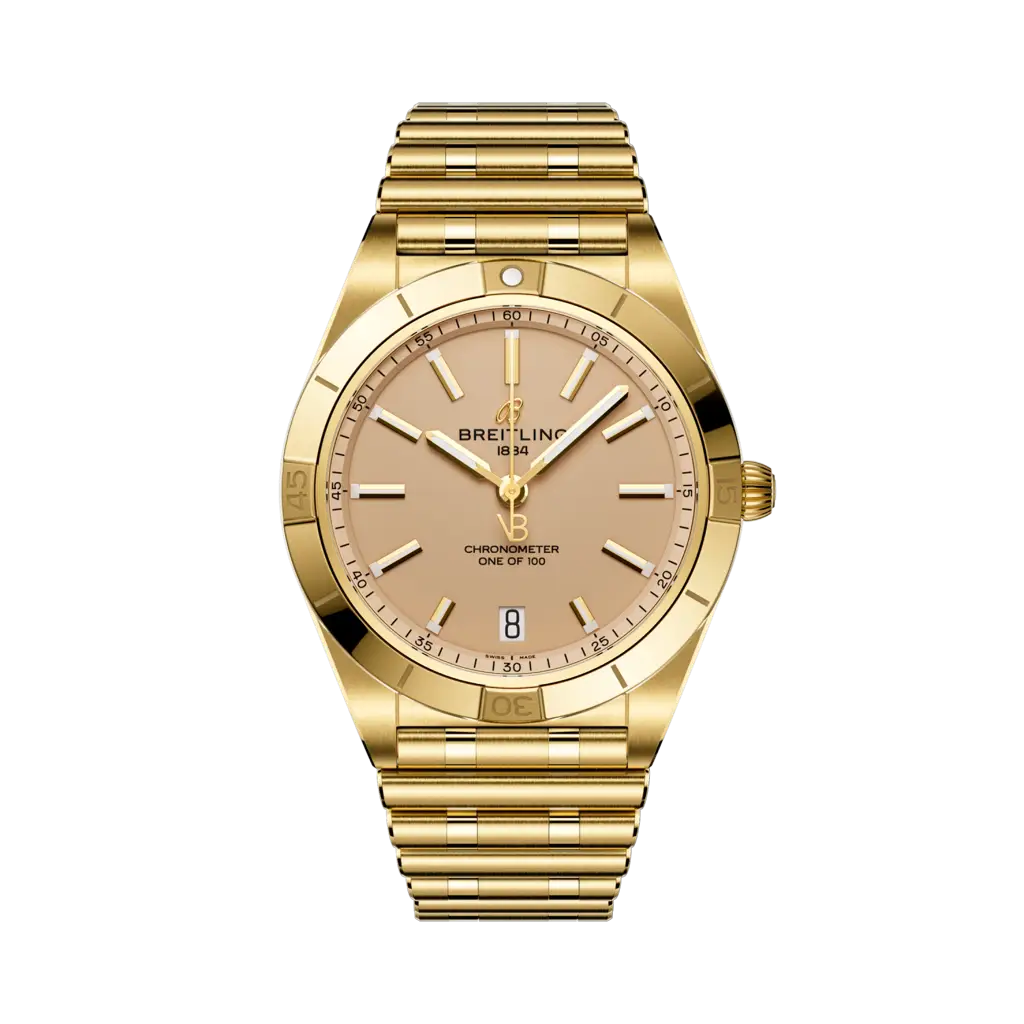 Breitling Chronomat Automatic 36 Victoria Beckham Yellow Gold / Sand — Ref. K103801A1A1K1