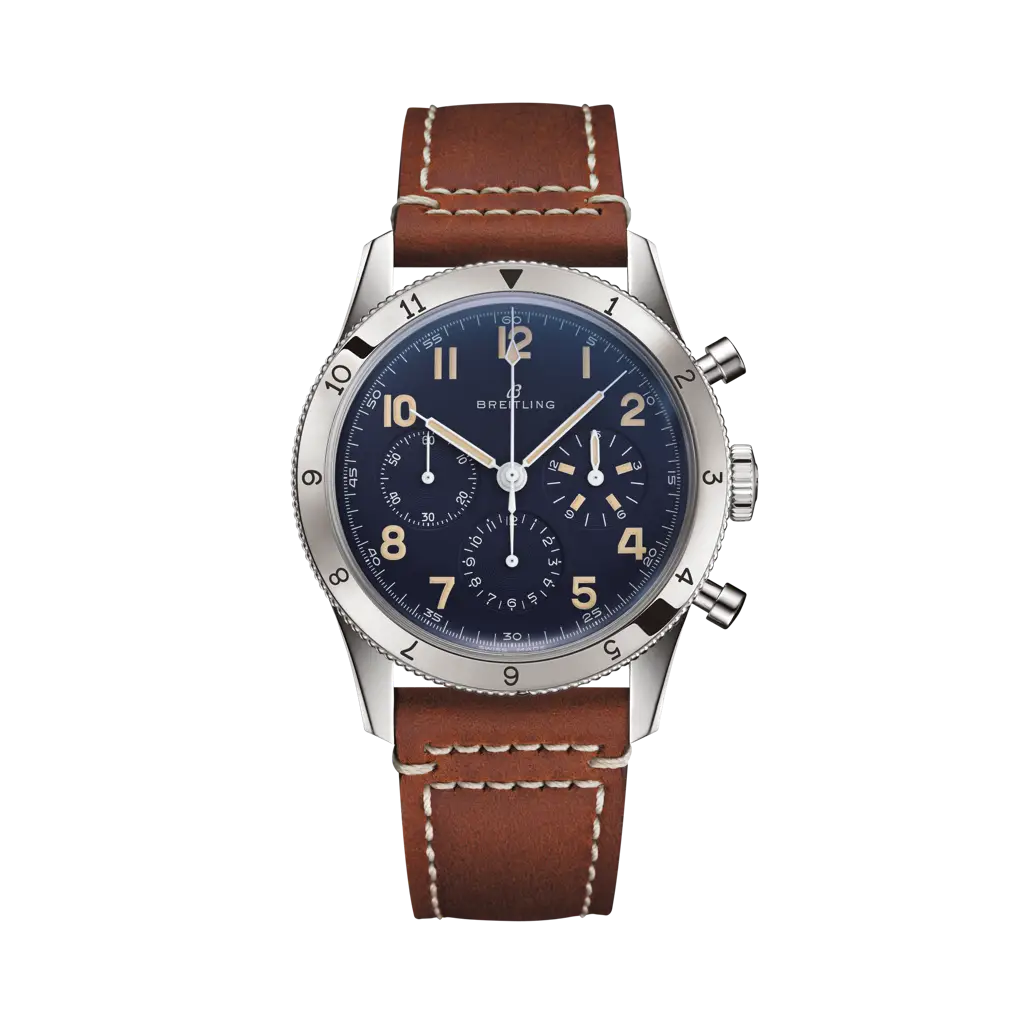 Breitling AVI Ref. 765 1953 Re-Edition Platinum — Ref. LB0920131C1X1