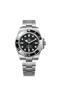 Rolex Submariner No-Date 41 / Stainless Steel / Black / Cerachrom — Ref. 124060
