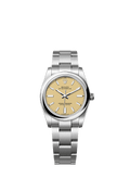 Rolex - Oyster Perpetual 34 Stainless Steel / Beige — Ref. 124200