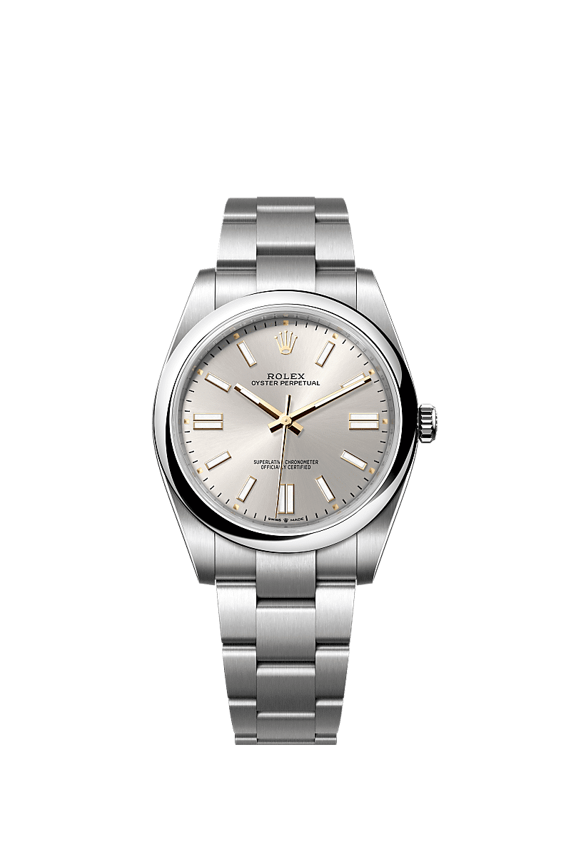Rolex Oyster Perpetual 41 Stainless Steel / Silver — Ref. 124300