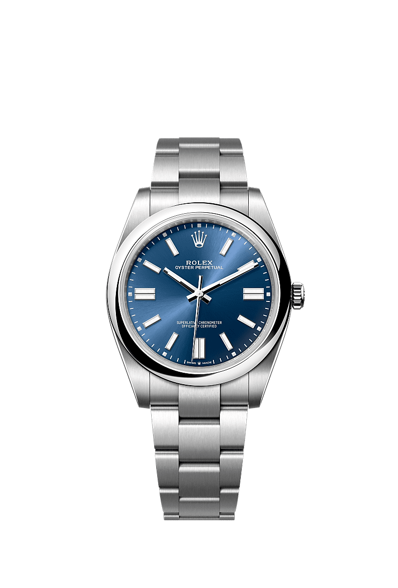 Rolex Oyster Perpetual 41 Stainless Steel / Blue — Ref. 124300