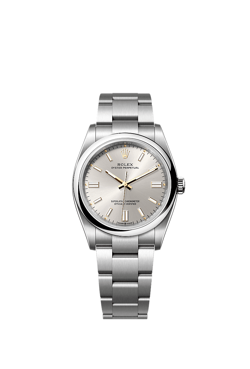 Rolex Oyster Perpetual 36 Stainless Steel / Silver — Ref. 126000