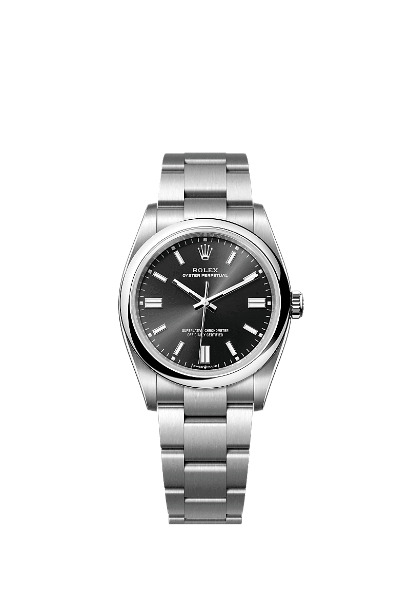 Rolex Oyster Perpetual 36 Stainless Steel / Black — Ref. 126000