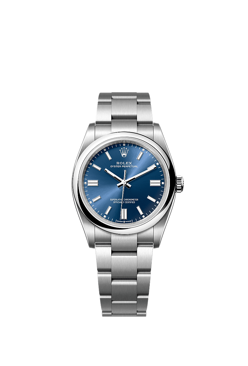 Rolex Oyster Perpetual 36 Stainless Steel / Blue — Ref. 126000