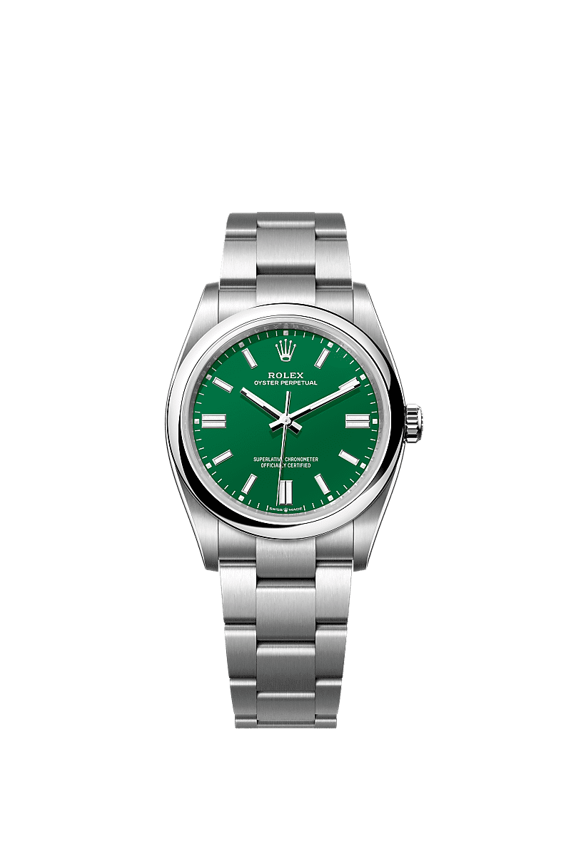 Rolex Oyster Perpetual 36 Stainless Steel / Green — Ref. 126000