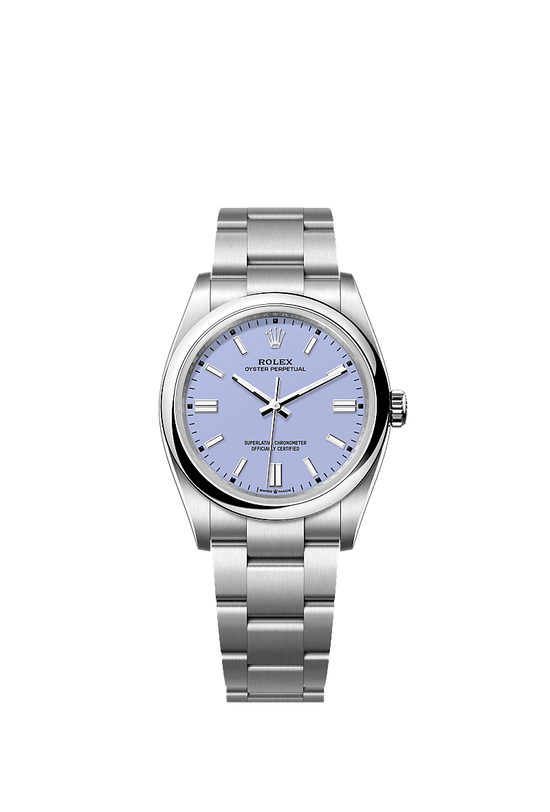 Rolex - Oyster Perpetual 36 Stainless Steel / Lavender — Ref. 126000