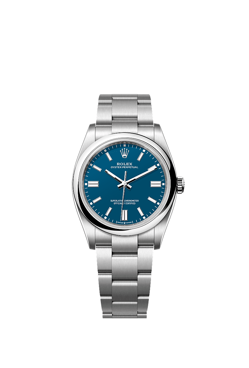 Rolex Oyster Perpetual 36 Blue Matte — Ref. 126000