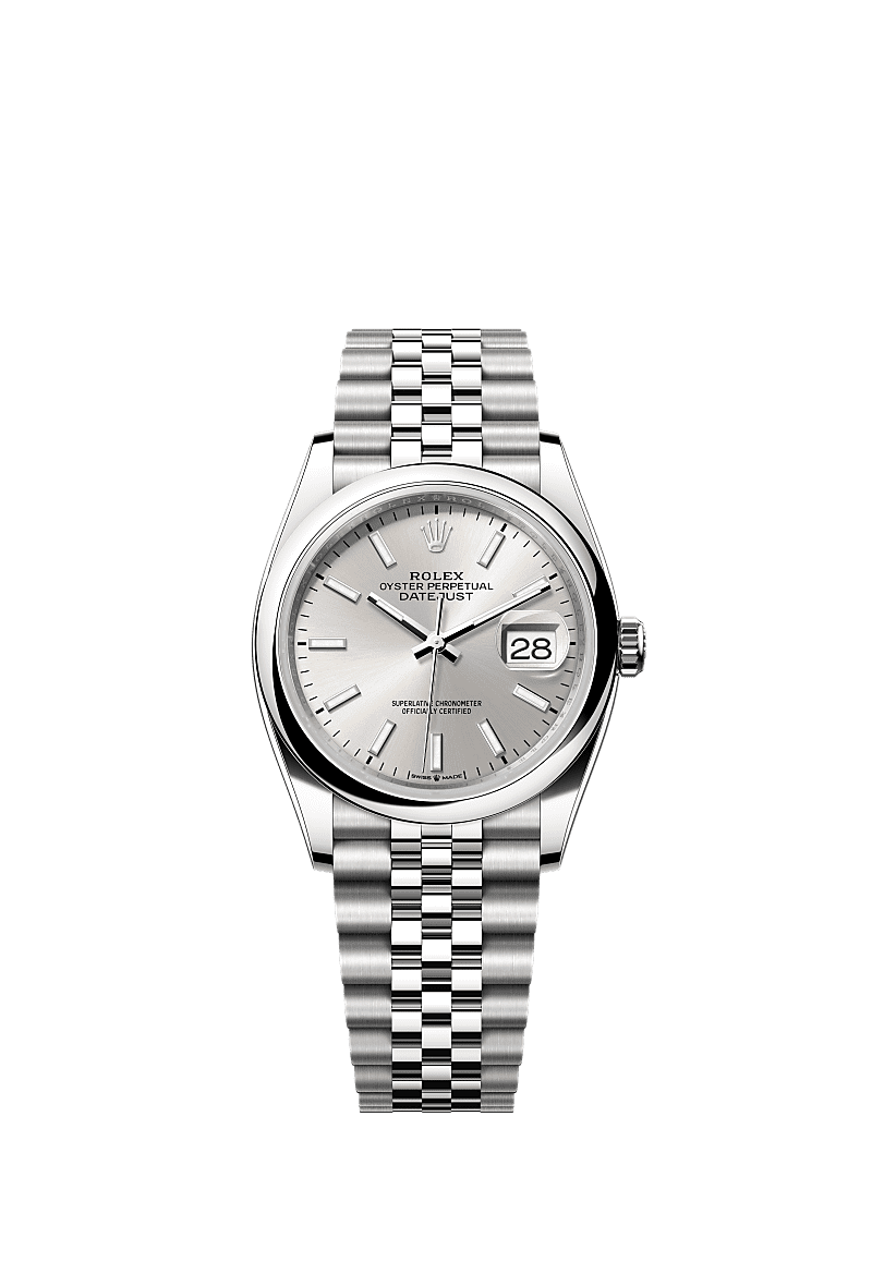 Rolex Datejust 36 Stainless Steel / Domed / Silver / Jubilee — Ref. 126200