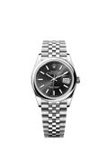 Rolex Datejust 36 Stainless Steel / Domed / Black / Jubilee — Ref. 126200