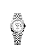 Rolex Datejust 36 Stainless Steel / Domed / White Roman / Jubilee — Ref. 126200