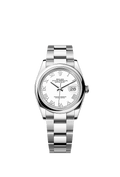 Rolex Datejust 36 Stainless Steel / Domed / White Roman / Oyster — Ref. 126200