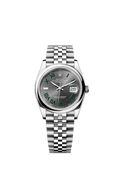 Rolex (Wimbledon) Datejust 36 Stainless Steel / Domed / Slate - Roman / Jubilee — Ref. 126200