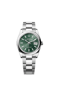 Rolex Datejust 36 Stainless Steel - Domed / Green / Oyster — Ref. 126200