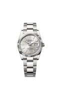 Rolex Datejust 36 Stainless Steel / Fluted / Silver / Oyster — Ref. 126234