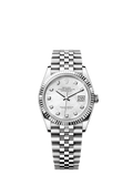 Rolex Datejust 36 Stainless Steel / Fluted / MOP-Diamond / Jubilee — Ref. 126234