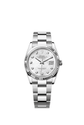 Rolex Datejust 36 Stainless Steel / Fluted / MOP-Diamond / Oyster — Ref. 126234