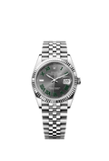Rolex (Wimbledon) Datejust 36 Stainless Steel / Fluted / Slate - Roman / Jubilee — Ref. 126234