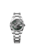 Rolex Datejust 36 Stainless Steel / Fluted / Slate - Roman / Oyster — Ref. 126234
