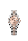 Rolex Datejust 36 Stainless Steel / Everose / Diamond / Rose Roman / Jubilee — Ref. 126281RBR